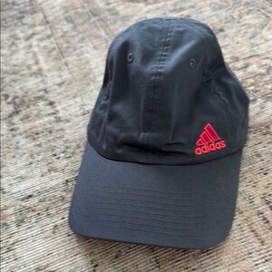 Adidas Dark Cap with Vibrant Red Logo